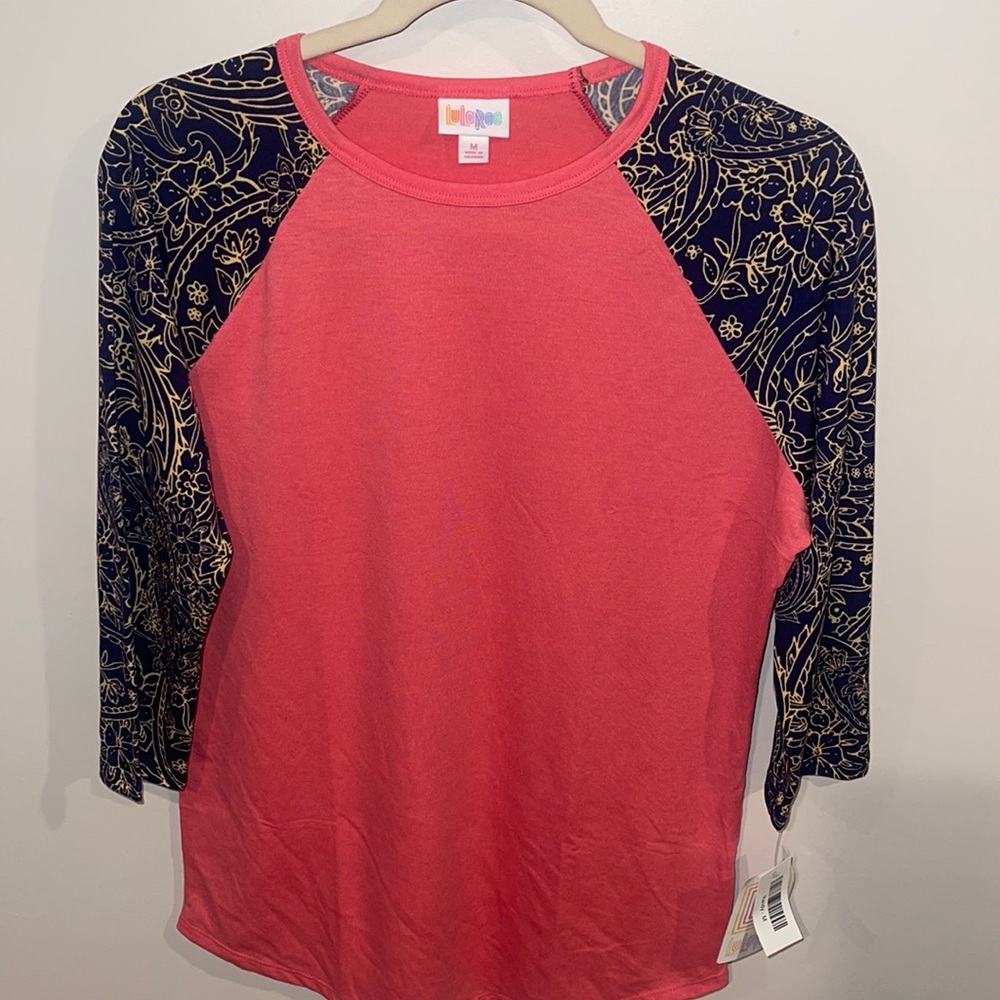 Lularoe Randy baseball t top size Medium